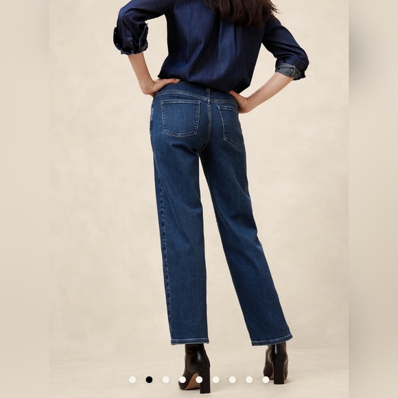 NWT Banana Republic Mid-rise straight pintuck jeans size 27/4 - Picture 3 of 11
